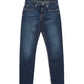 Dunkelblaue Jeans mit Kaschmiranteil von 7 For All Mankind – Vorderansicht