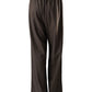 Dunkelbraune weite Hose mit Tunnelzug von SoSue – Ansicht 4