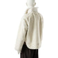 Wendbare Lammfelljacke in Wollweiß mit Reißverschluss von Werner Christ – Ansicht 7