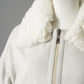 Wendbare Lammfelljacke in Wollweiß mit Reißverschluss von Werner Christ – Ansicht 11
