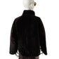 Dunkelbraune wendbare Lammfelljacke mit Stehkragen von Werner Christ – Ansicht 5