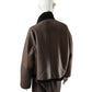 Dunkelbraune wendbare Lammfelljacke mit Stehkragen von Werner Christ – Ansicht 11