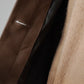 Dunkelbraune kurze Lederjacke mit Hemdkragen von Studio AR – Ansicht 6