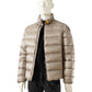 Beigefarbene Daunenjacke mit Perlmuttschimmer von Parajumpers