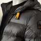 Mittelgraue Daunenjacke mit Kapuze von Parajumpers – Ansicht 6