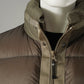 Zweifarbige Daunenjacke in Braun und Oliv von Parajumpers – Ansicht 2