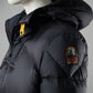 Marineblaue Daunenjacke mit Kapuze von Parajumpers – Ansicht 2
