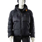 Marineblaue Daunenjacke mit Kapuze von Parajumpers