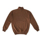 Haselnussbrauner Rollkragenpullover von Glenugie – Vorderansicht