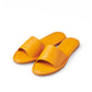 Orangefarbene Sandalette