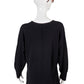 Schwarzer V-Neck aus Wolle und Cashmere