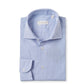 Blau/Weißes Fineliner-Hemd