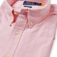 Rosafarbenes Oxford-Hemd mit Button-Down