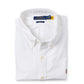 Weißes Oxford-Hemd mit Button-Down