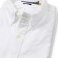 Weißes Oxford-Hemd mit Button-Down