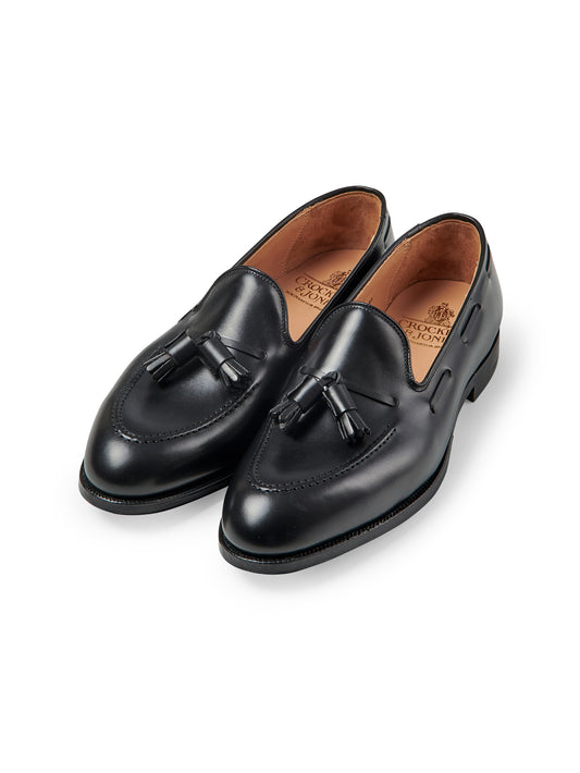 Schwarzer Tasselloafer Cavendish von Crockett & Jones