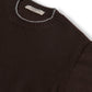 Espressofarbener Kammgarn Cashmere-Roundneck Duvet von Fioroni – Ansicht 3