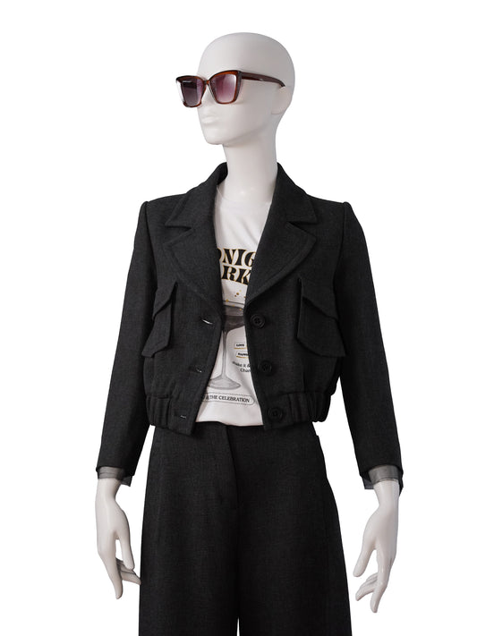 Anthrazitfarbener Blazer von Dorothee Schumacher