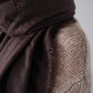 Espressofarbener Cashmere-Schal
