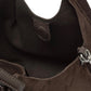 Mokkafarbene Velour-Tasche von Gianni Chiarini – Ansicht 7