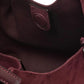 Bordeauxfarbene Velour-Tasche von Gianni Chiarini – Ansicht 6