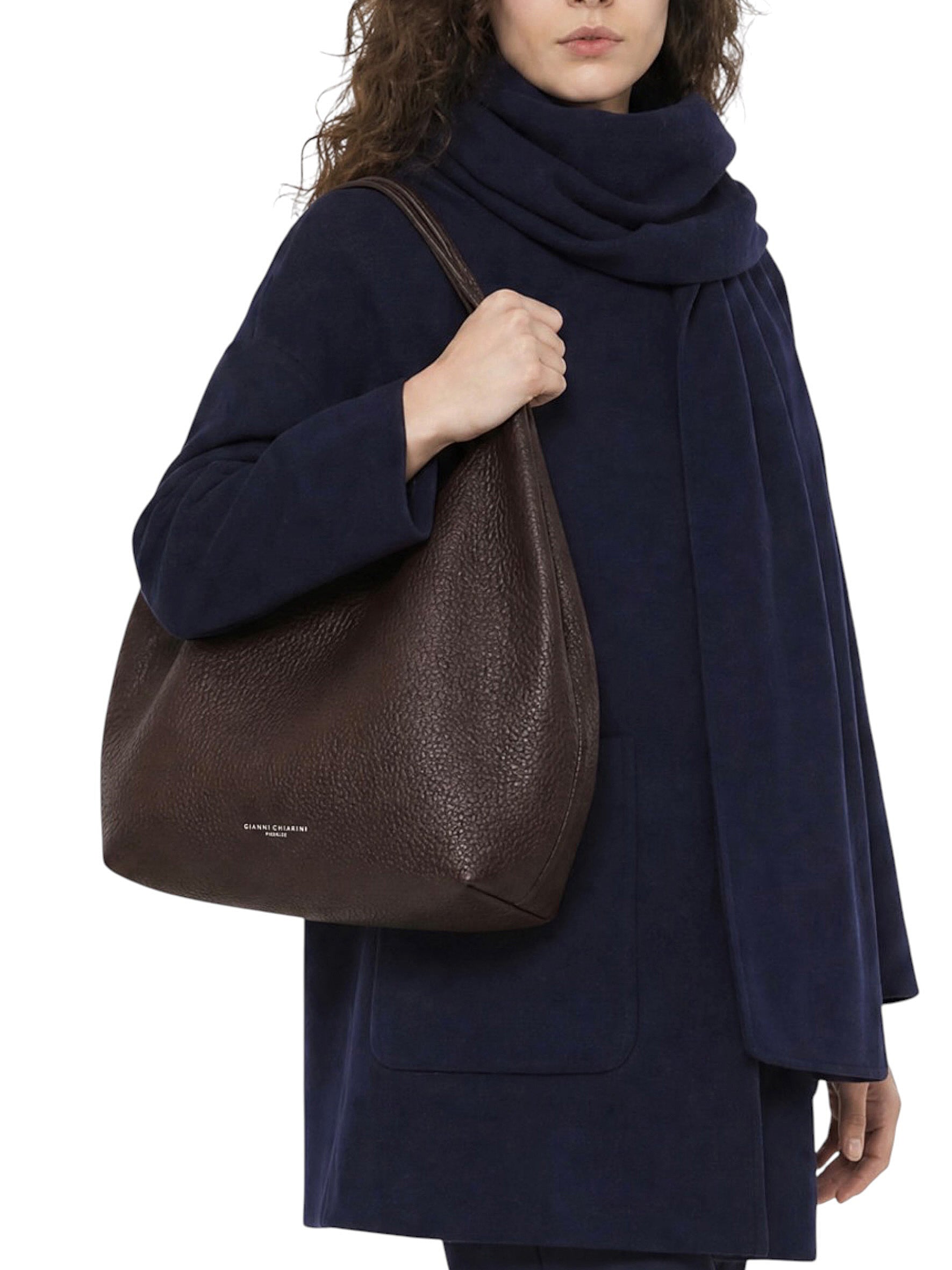 Dunkelbraune Tasche von Gianni Chiarini – Ansicht 4