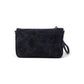 Kleine, dunkelblaue Velour-Tasche von Gianni Chiarini – Ansicht 3