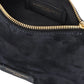 Kleine, dunkelblaue Velour-Tasche von Gianni Chiarini – Ansicht 5