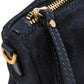 Kleine, dunkelblaue Velour-Tasche von Gianni Chiarini – Ansicht 6