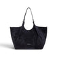 Dunkelblaue Velour-Tasche von Gianni Chiarini – Ansicht 3