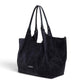 Dunkelblaue Velour-Tasche von Gianni Chiarini – Ansicht 4