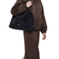 Dunkelblaue Velour-Tasche von Gianni Chiarini – Ansicht 2