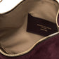 Bordeauxfarbene Velour-Tasche von Gianni Chiarini – Ansicht 5