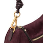Bordeauxfarbene Velour-Tasche von Gianni Chiarini – Ansicht 6