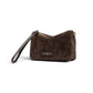Kleine, dunkelbraune Velour-Tasche von Gianni Chiarini – Ansicht 4