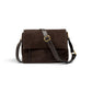 Dunkelbraune Velour-Tasche von Gianni Chiarini