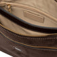 Dunkelbraune Velour-Tasche von Gianni Chiarini – Ansicht 5