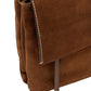 Cognacfarbene Velour-Tasche von Gianni Chiarini – Ansicht 6