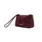 Kleine, bordeauxfarbene Velour-Tasche von Gianni Chiarini – Ansicht 4