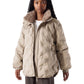 Greigefarbene Steppjacke mit Teddykragen von 10days