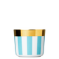 Champagne cup "Stripe Turquoise"