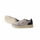 Grauer Velour Autry-Sneaker mit dunkelblauer Ferse "Medalist"