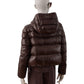 Dark brown down jacket