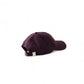 Bordeauxfarbenes Cashmere-Basecap