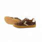 Leo-print sneakers with gold details