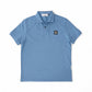 Blue stretch polo shirt
