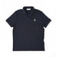 Dunkelblaues Stretch-Poloshirt