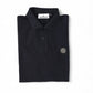 Dunkelblaues Stretch-Poloshirt