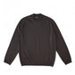 Dark brown turtleneck made of extra-fine merino wool