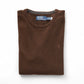 Dark brown wool roundneck